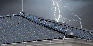 Äußerer Blitzschutz bei Elektro Kehl UG & Co. KG in Mannheim